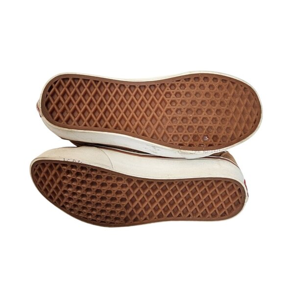 VANS Off The Wall Mens 4.5/Womens 6 Sk8-Hi Top Sunburn Marshmallow Tan Suede - Picture 11 of 13